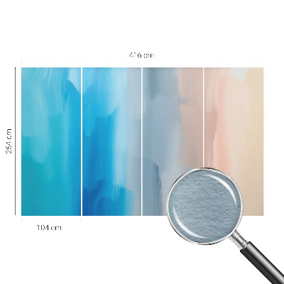 Uniek fotobehang Kleurrijke abstractie