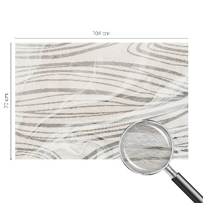 Vlies fotobehang met een ontwerp van golvende lijnen
