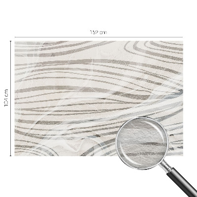 Vlies fotobehang met een ontwerp van golvende lijnen
