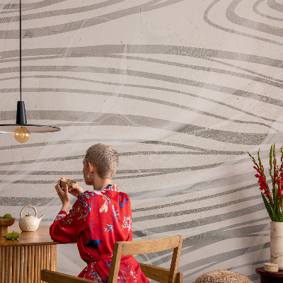 Vlies fotobehang Golvende lijnen