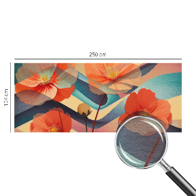 Fotobehang vliesbehang met het ontwerp 'Bloemen van de zintuigen'