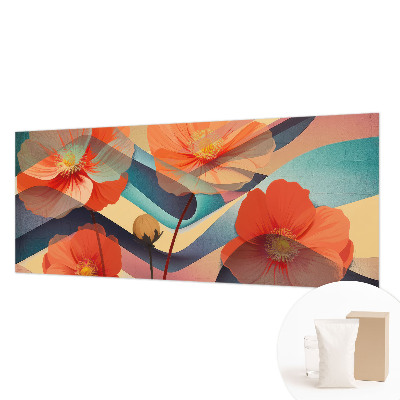 Fotobehang vliesbehang met het ontwerp 'Bloemen van de zintuigen'