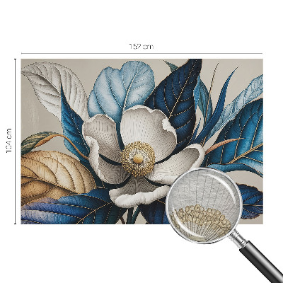 Vliesbehang fotobehang woonkamer Elegante flora