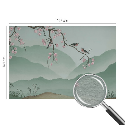 Fotobehang vlies Japanse serenade