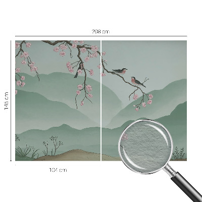 Fotobehang vlies Japanse serenade
