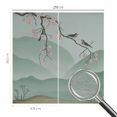 Fotobehang vlies Japanse serenade