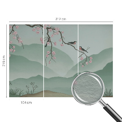Fotobehang vlies Japanse serenade