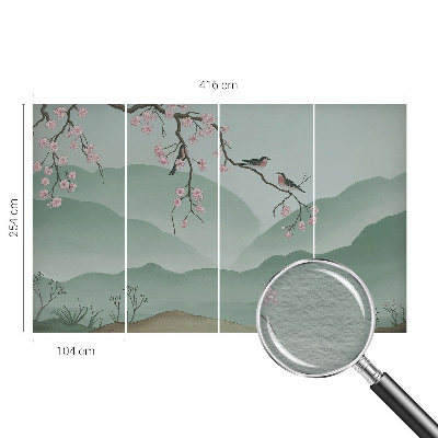 Fotobehang vlies Japanse serenade