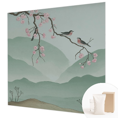 Fotobehang vlies Japanse serenade