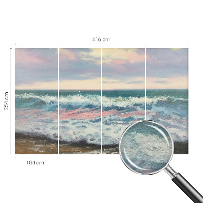 Vlies fotobehang op maat Zeegezicht