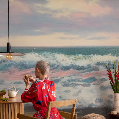 Vlies fotobehang op maat Zeegezicht