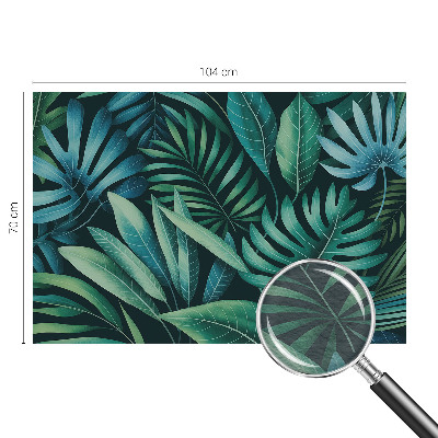 Muur behang Tropische bladeren