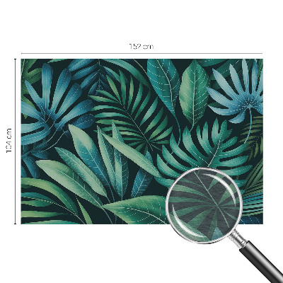 Muur behang Tropische bladeren