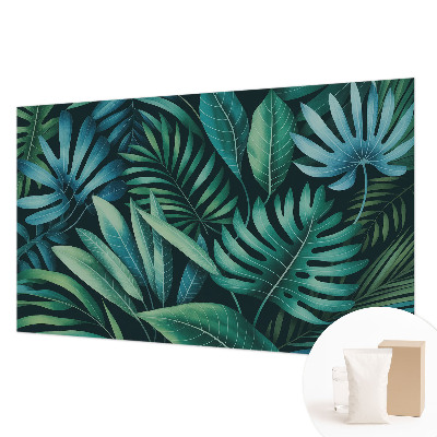 Muur behang Tropische bladeren