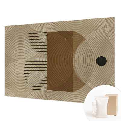 Fotobehang met een geometrisch harmonieus motief