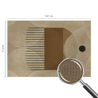 Fotobehang met een geometrisch harmonieus motief