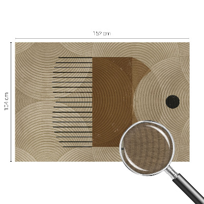 Fotobehang met een geometrisch harmonieus motief