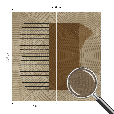 Fotobehang met een geometrisch harmonieus motief