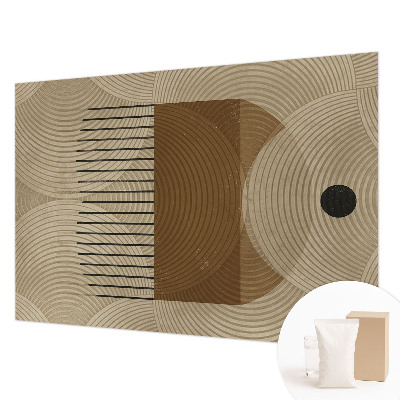 Fotobehang met een geometrisch harmonieus motief