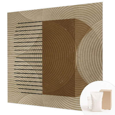 Fotobehang met een geometrisch harmonieus motief