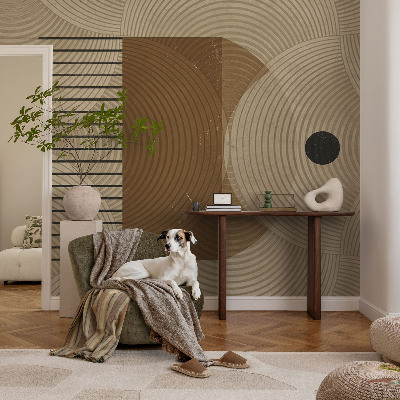 Fotobehang met een geometrisch harmonieus motief