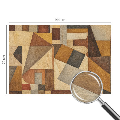 Foto behang op maat met een geometrische abstractie