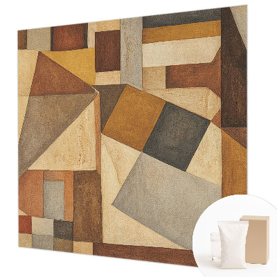 Foto behang op maat met een geometrische abstractie