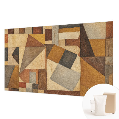Foto behang op maat met een geometrische abstractie