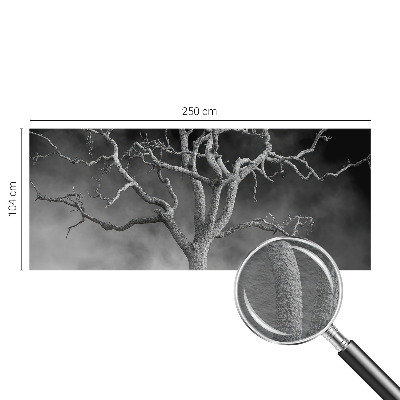 Fotobehang op maat met een mistige boom als motief