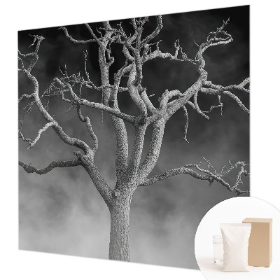 Fotobehang op maat met een mistige boom als motief
