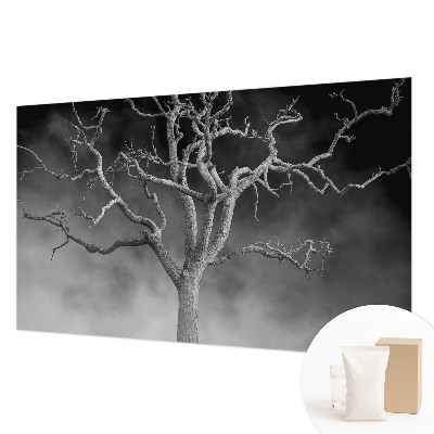 Fotobehang op maat met een mistige boom als motief