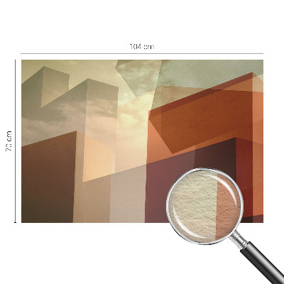 Naadloos fotobehang met abstracte vormen