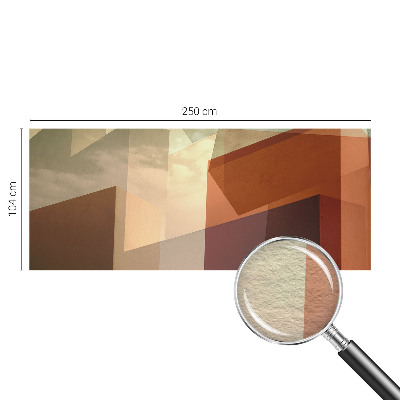 Naadloos fotobehang met abstracte vormen