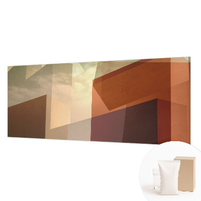Naadloos fotobehang met abstracte vormen