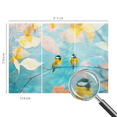 Fotobehang woonkamer Lente vogels