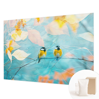 Fotobehang woonkamer Lente vogels