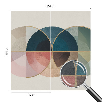 Fotobehang slaapkamer Geometrische elegantie