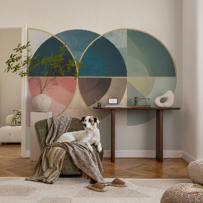 Fotobehang slaapkamer Geometrische elegantie