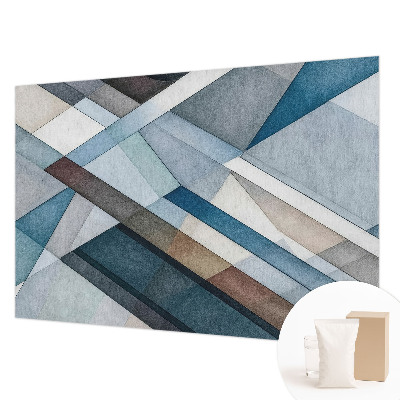 Fotobehang voor de woonkamer met een abstract geometrisch ontwerp