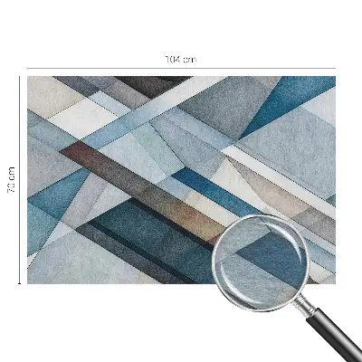 Fotobehang voor de woonkamer met een abstract geometrisch ontwerp