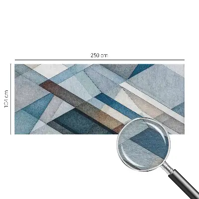 Fotobehang voor de woonkamer met een abstract geometrisch ontwerp