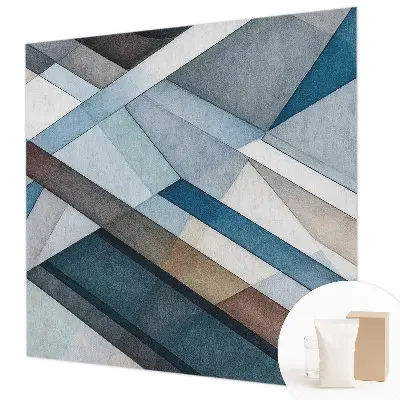 Fotobehang voor de woonkamer met een abstract geometrisch ontwerp