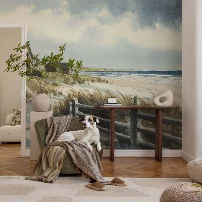 Fotobehang voor de slaapkamer Strandduinen