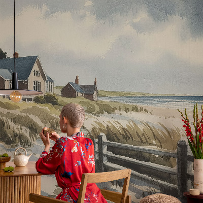 Fotobehang voor de slaapkamer Strandduinen