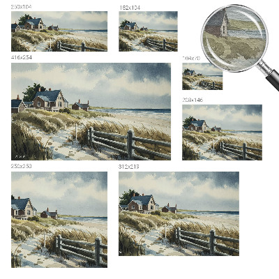 Fotobehang voor de slaapkamer Strandduinen
