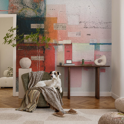 Modern fotobehang voor de woonkamer Abstracte compositie