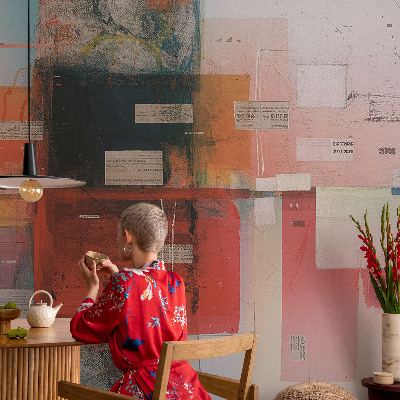 Modern fotobehang voor de woonkamer Abstracte compositie