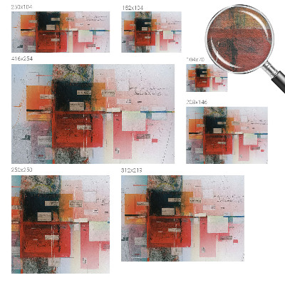 Modern fotobehang voor de woonkamer Abstracte compositie