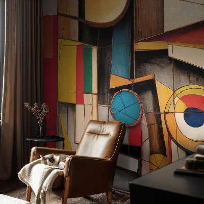 Hoogwaardig fotobehang met geometrische patronen