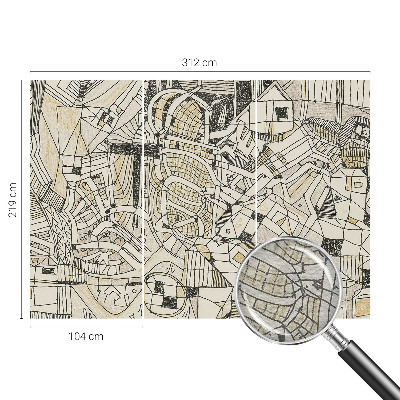 Kwalitatief fotobehang Geometrische abstractie